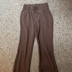Brown Flared Leggings